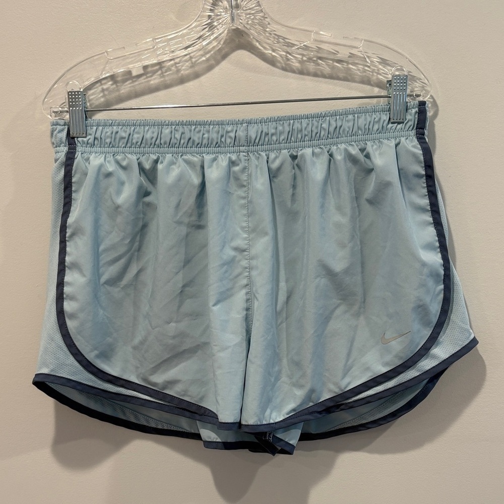 Nike Women's Sky Blue Athletic Shorts - Picture 3 of 7